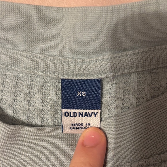 Light Turquoise Ribbed Sweater - Picture 2 of 2